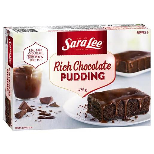 Sara Lee Chocolate Pudding 475GM