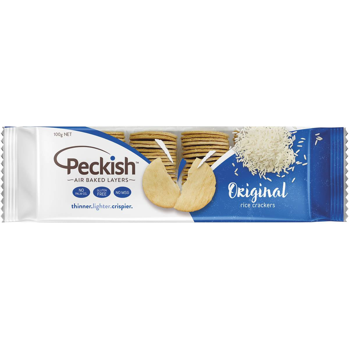 Peckish Rice Cracker Original 90G
