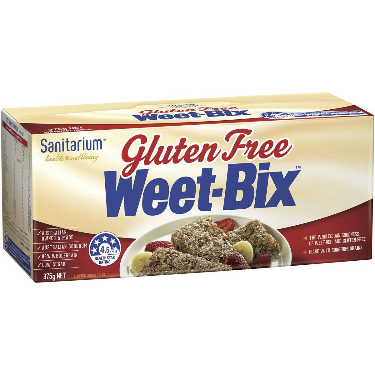 Sanitarium Weet Bix Breakfast Cereal Gluten Free 375G