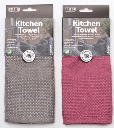 Microfibre Kitchen Towel Cloths 2Pk