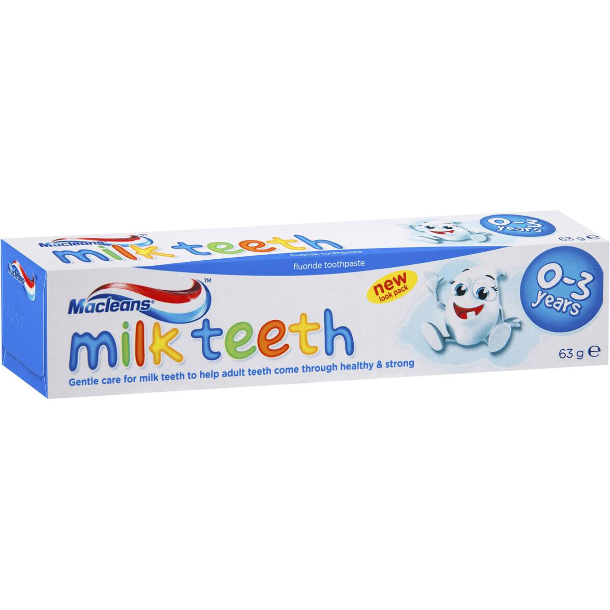 Macleans Milk Teeth Kids Toothpaste 0-3 Years 63G