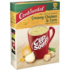 Continental Cup A Soup Creamy Chicken & Corn  2 Serves 60G