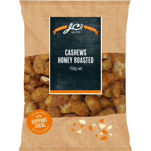Jc Nuts Cashews Honey Roasted 150G