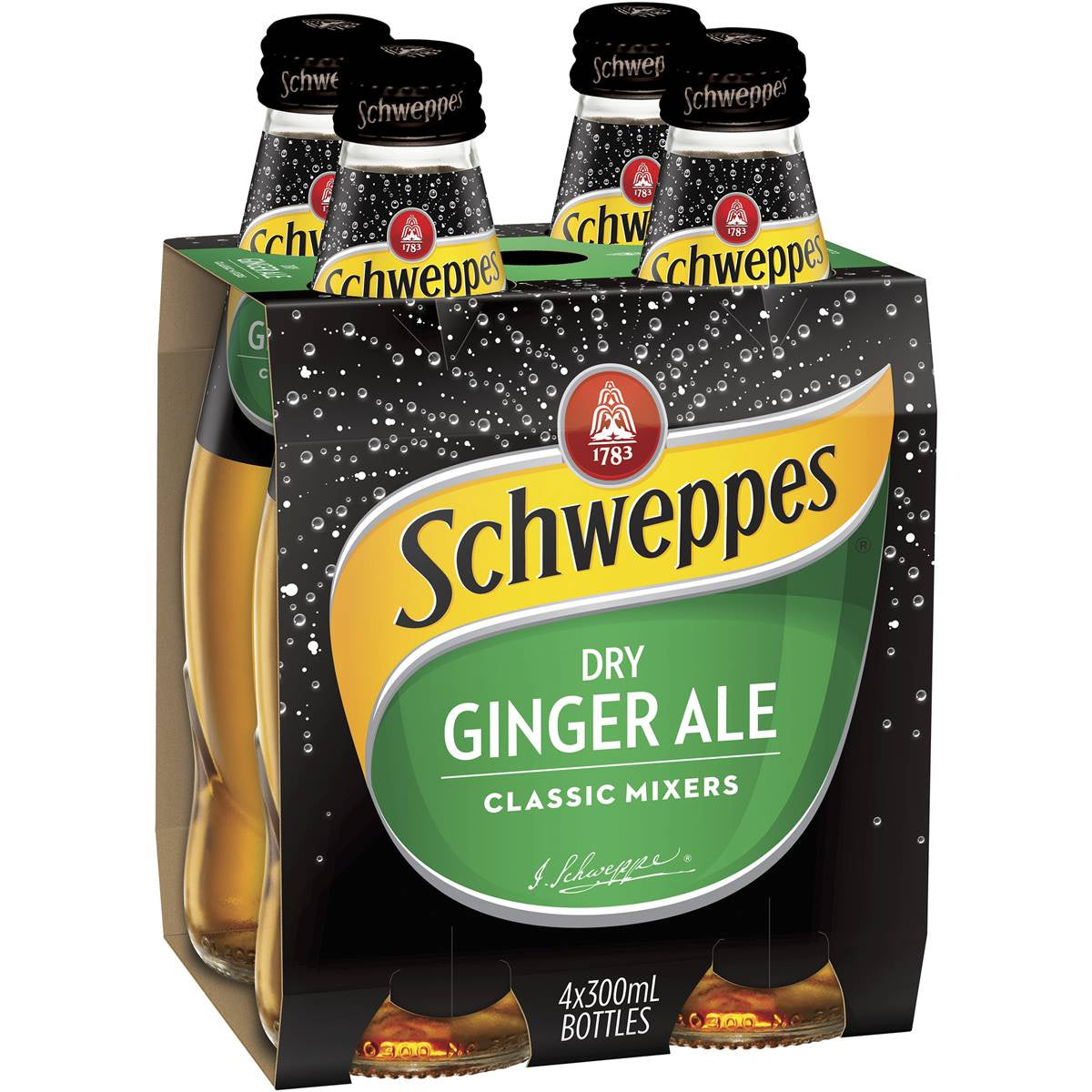 Schweppes Dry Ginger Ale 4Pk 300Ml
