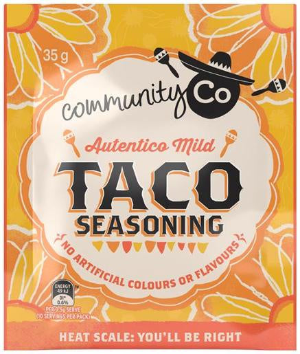 Community Co Taco Seasoning 35G
