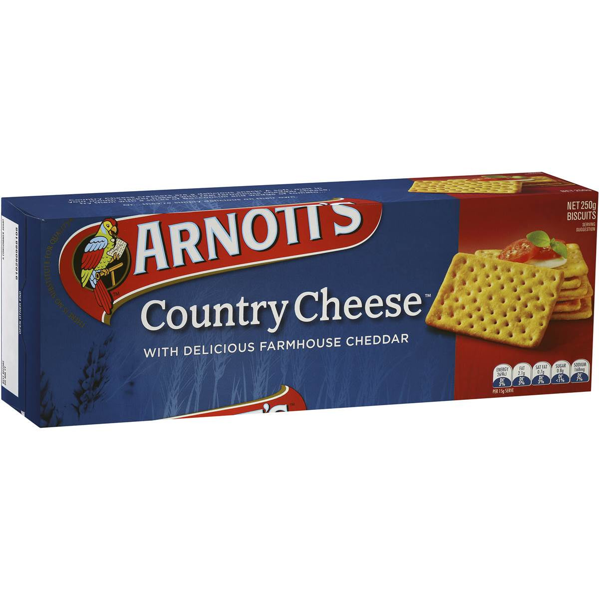 Arnotts Country Cheese Biscuits 250G