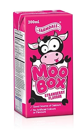 Farmdale Strawberry Moo Box 6Pk