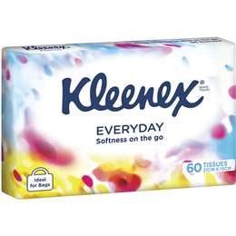 Kleenex Facial Tissues Soft Pack 60S