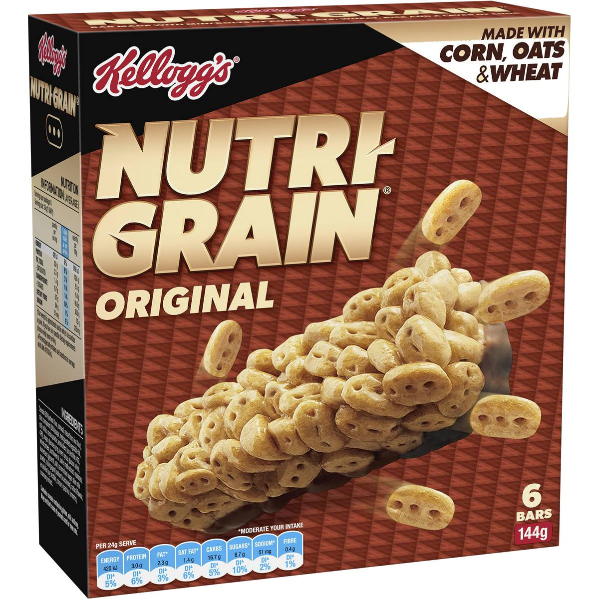 Kelloggs Nutri Grain Bars 5Pk