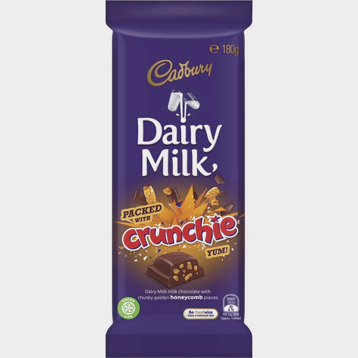 Cadbury Dairy Milk Crunchie 180G