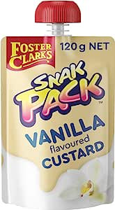 Foster Clark's Snak Pack Vanilla Flavoured Custard Pouch 120g