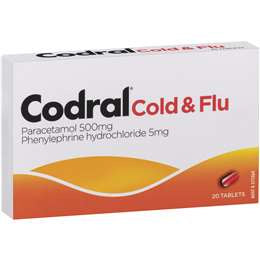 Codral Relief Cold & Flu Decongestant 20S