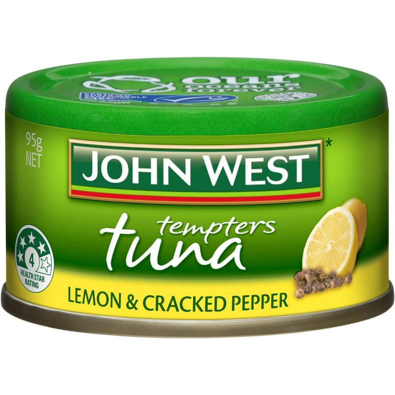 John West Tuna Tempters Lemon And Cracked Pepper 95G