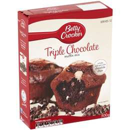 Betty Crocker Triple Chocolate Muffin Mix 500G