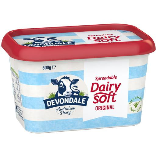 Devondale Dairy Soft Butter Tub 500GM