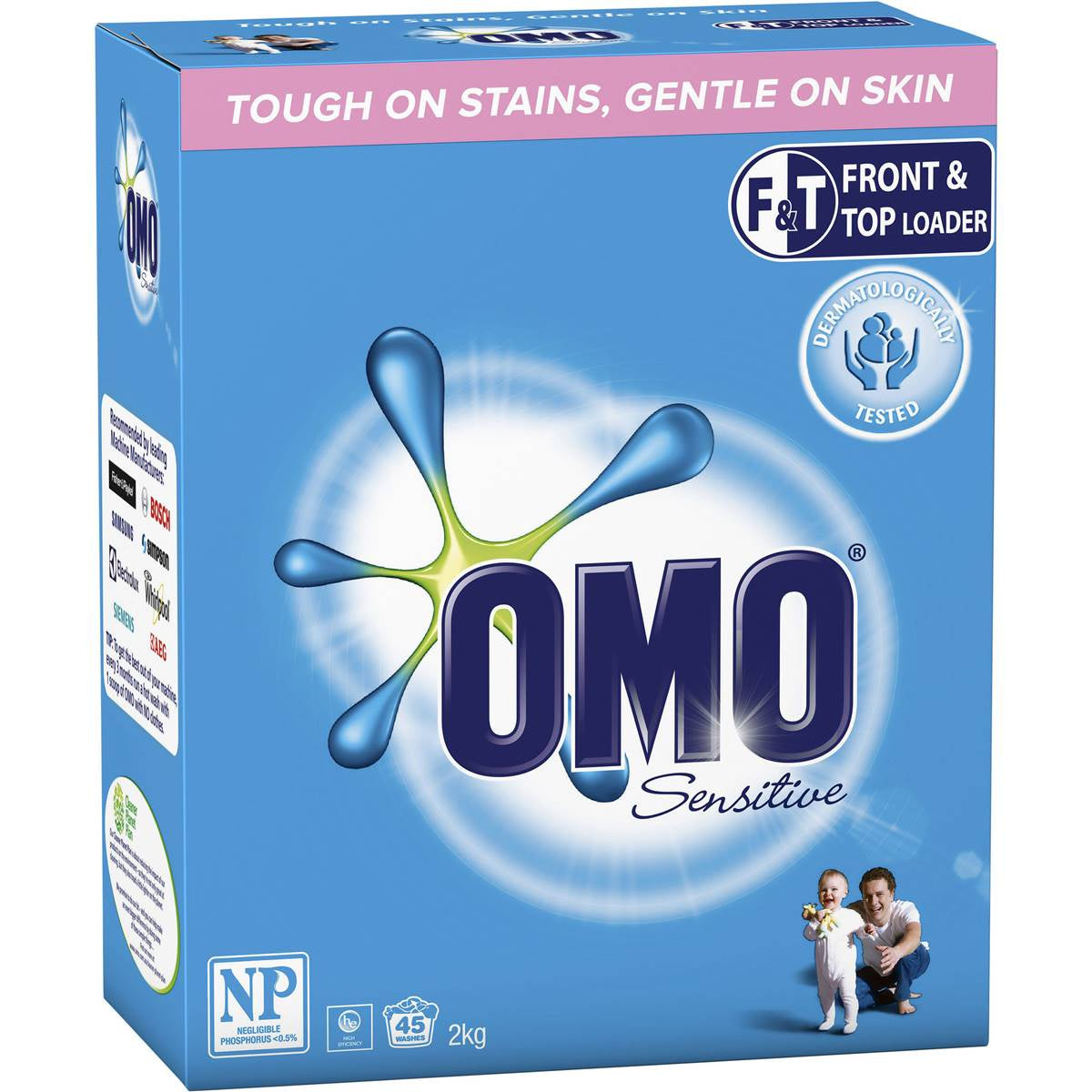 Omo Laundry Powder Sensitive F & T 2Kg