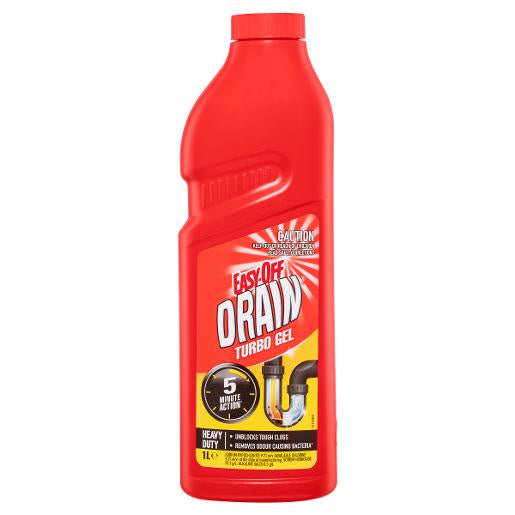 Easy Off Turbo Drain Cleaner 1L