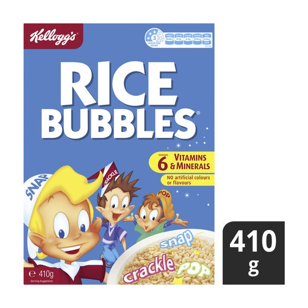 Kelloggs Rice Bubbles 410G