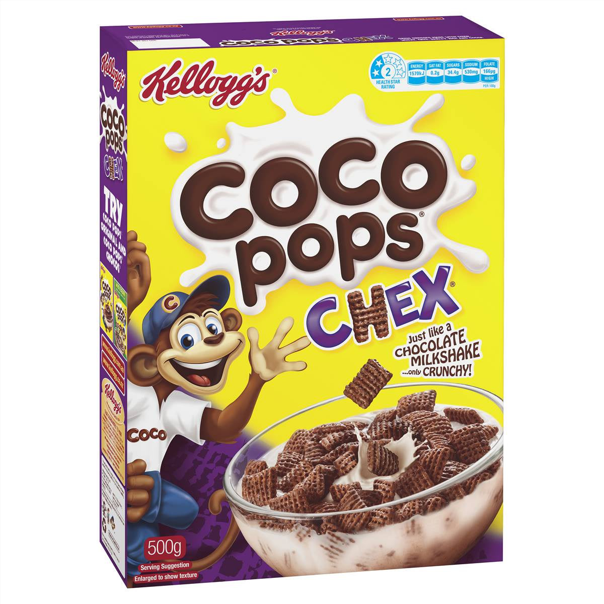 Kelloggs Coco Pops Chex 500G