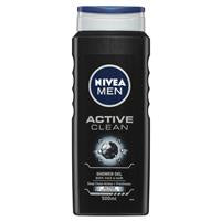 Nivea Shower Gel Men Active Clean 500Ml
