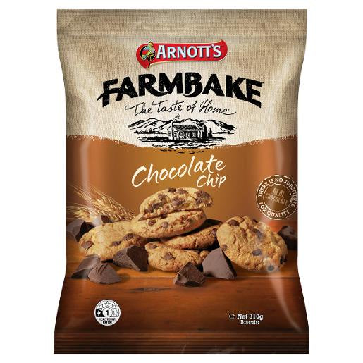 Arnotts Farmbake Cookies Chocolate Chip 310G