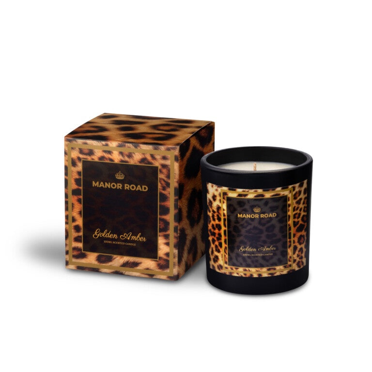 Manor Road Golden Amber Candle 300ml