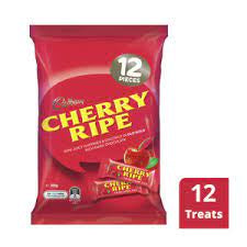 Cadbury Cherry Ripe Chocolate Multipack 12 Treats 180g