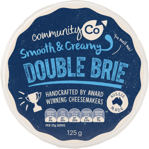 Community Co Cheese Brie Double 125g