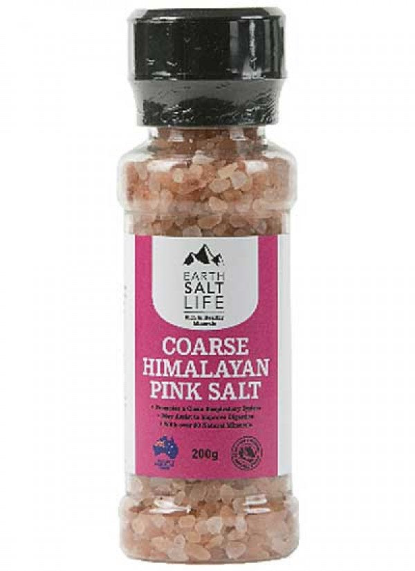 Earth Salt Pink Himalayan Salt Grinder 200G