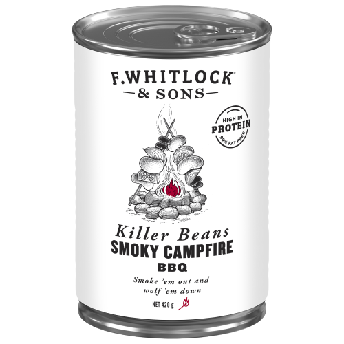 F. Whitlock & Sons Killer Beans Smoky Campfire BBQ 420G