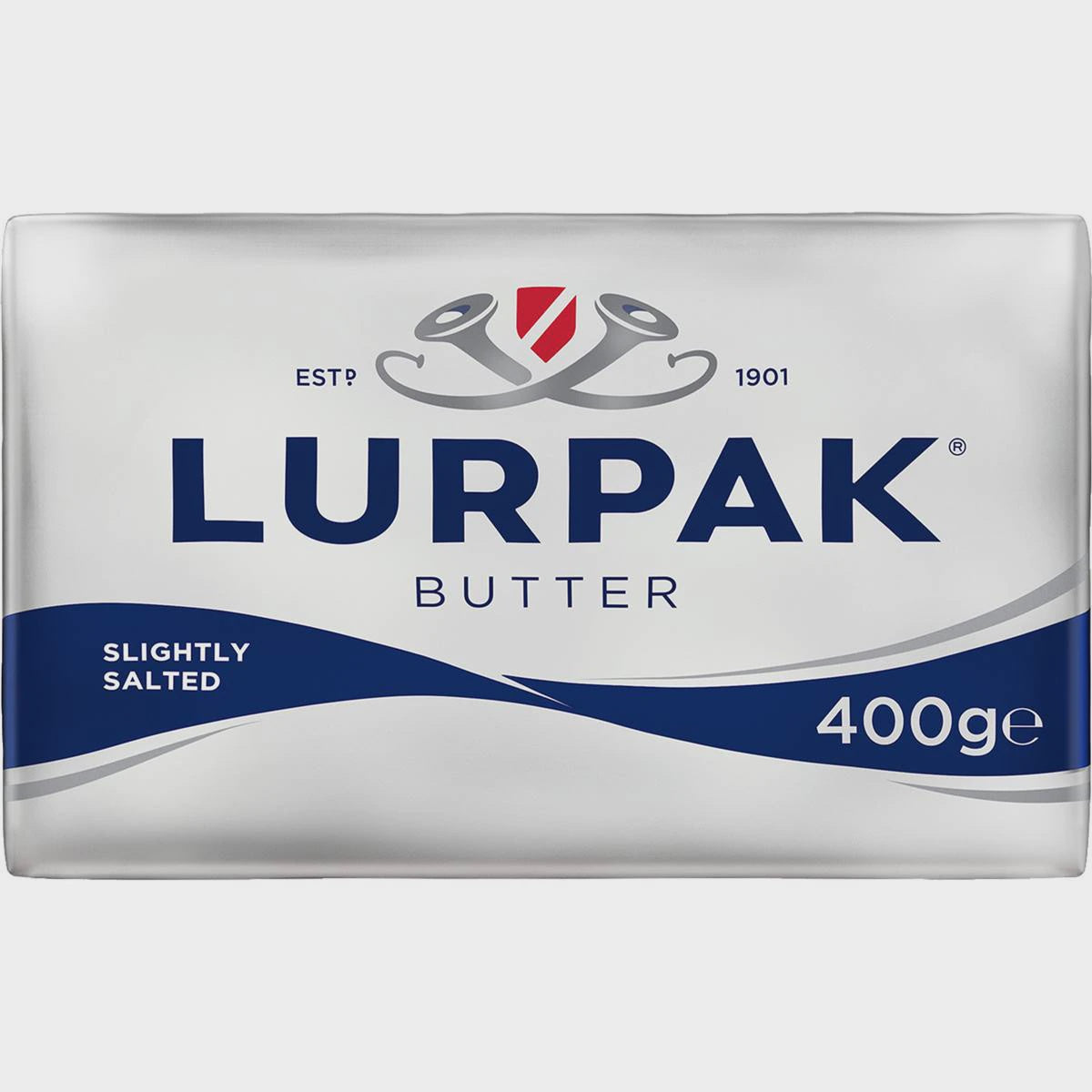 Lurpak Butter Block Slightly Salted 400g