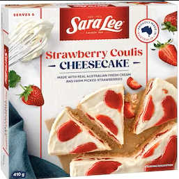 Sara Lee Strawberry Coulis Cheesecake