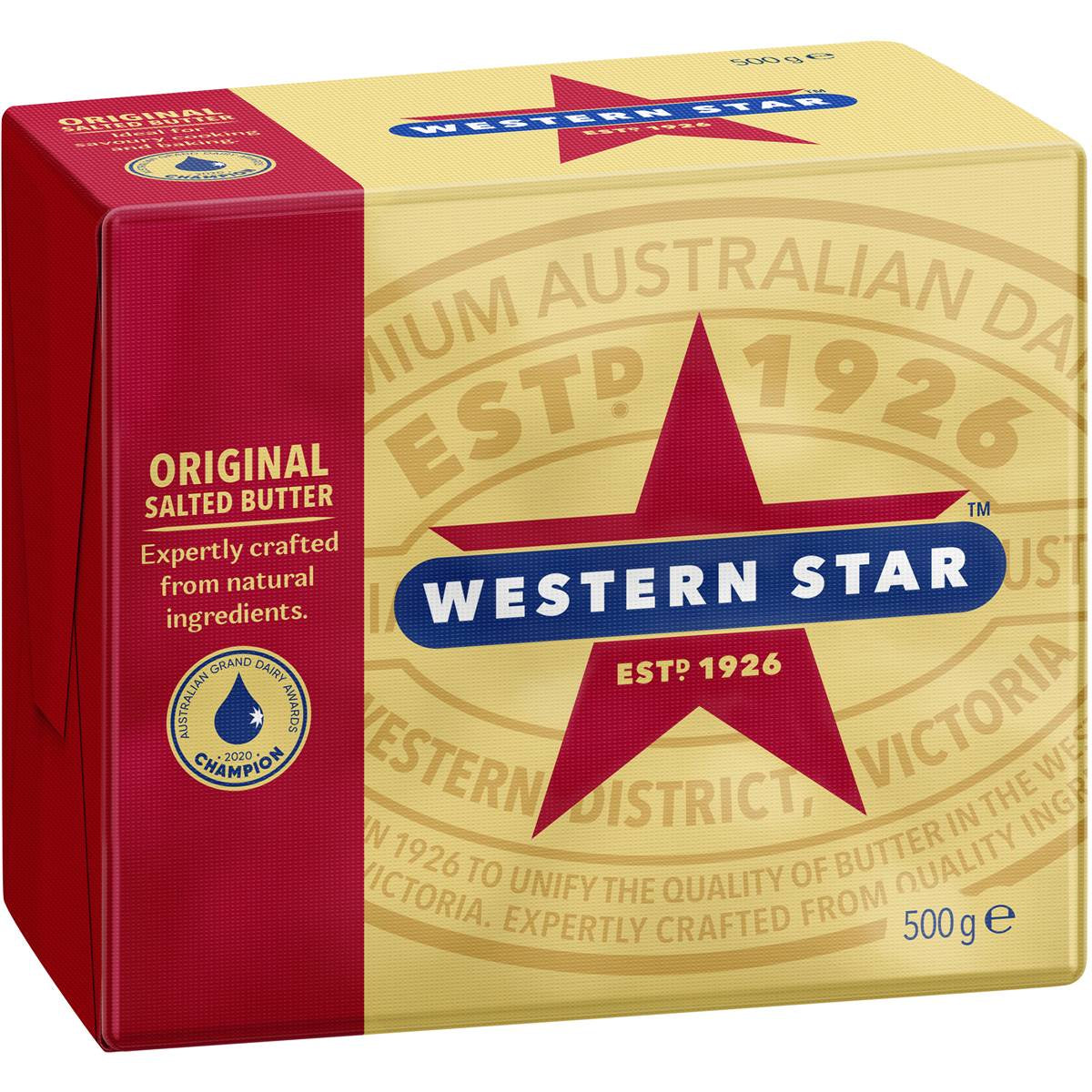 Western Star Butter Block 500g
