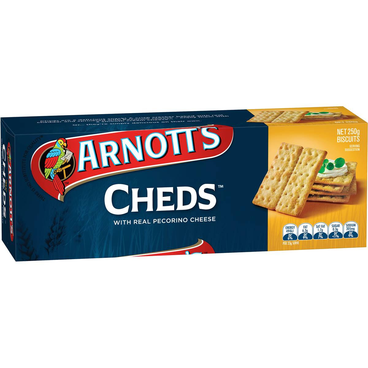 Arnotts Cheds Crackers 250G