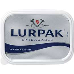 Lurpak Spreadable Butter Slightly Salted 400G