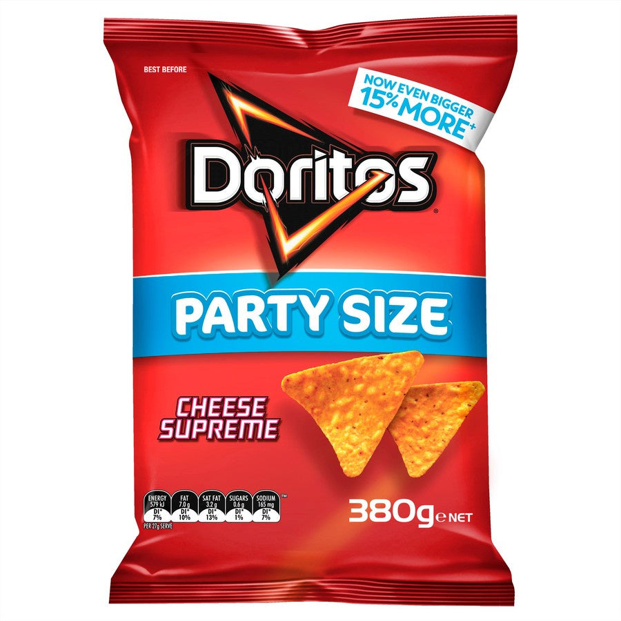 Doritos Cheese Supreme Party  Size 380G