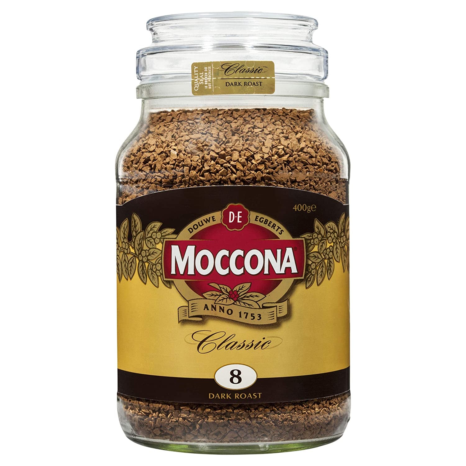 Moccona Instant Coffee Classic Dark Roast 400G