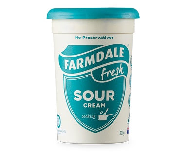 Farmdale Sour Cream Full Cream 300G