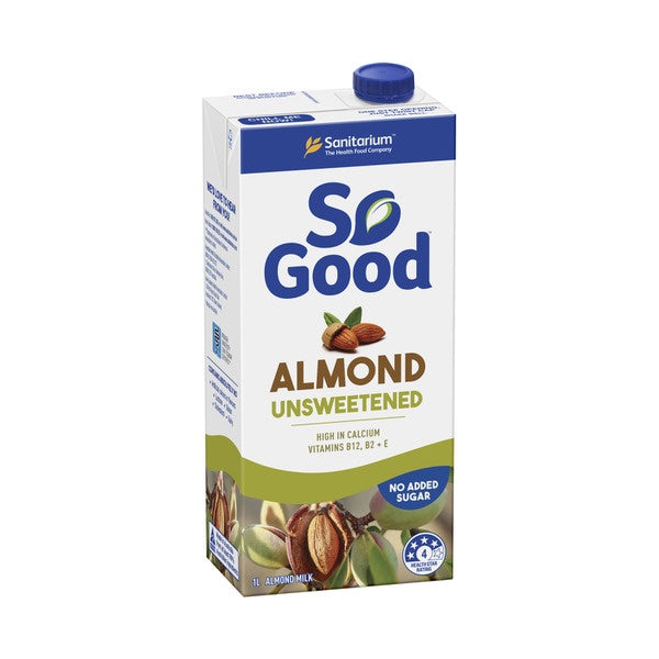 Sanitarium So Good Almond Milk Unsweetened UHT 1L