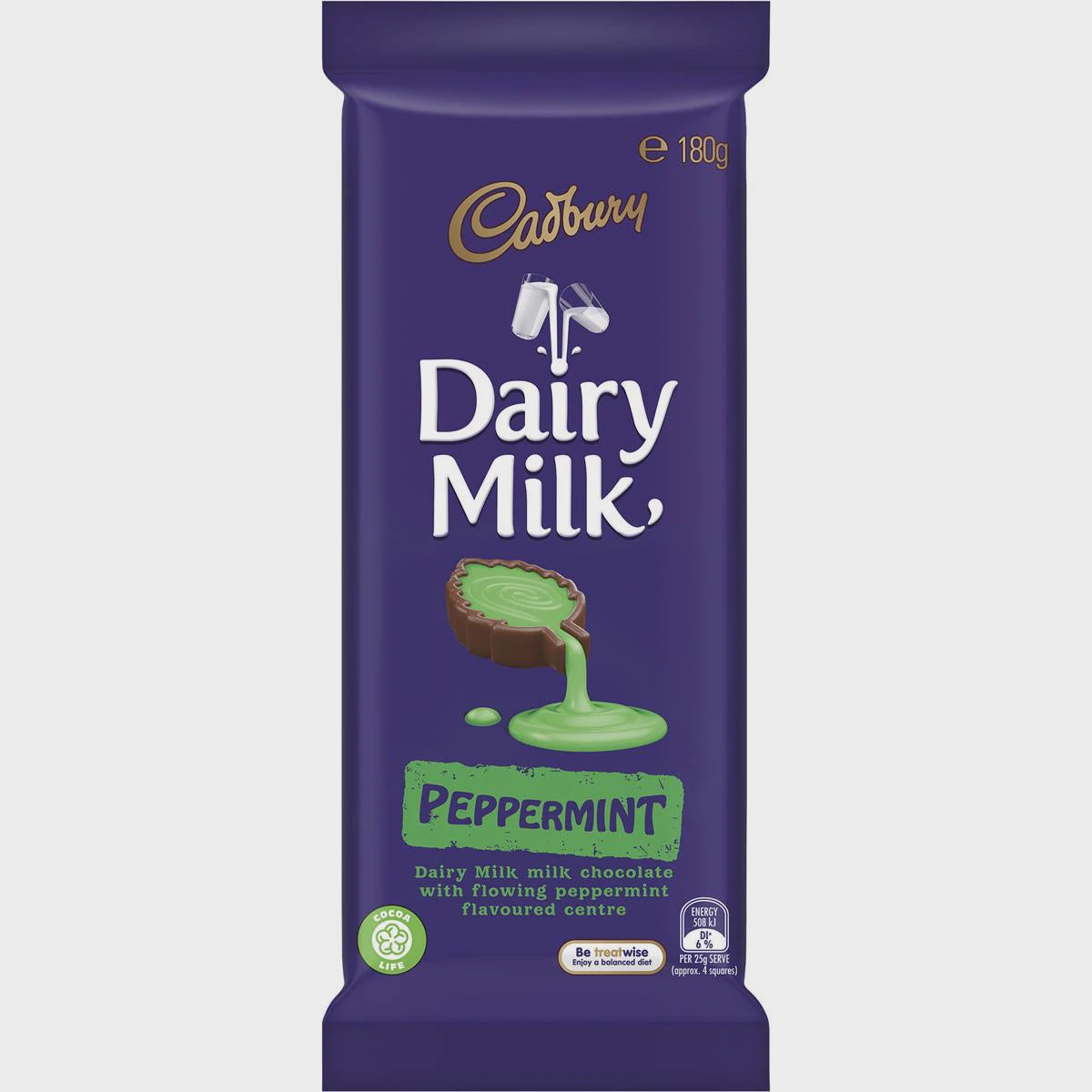 Cadbury Dairy Milk Peppermint 180G