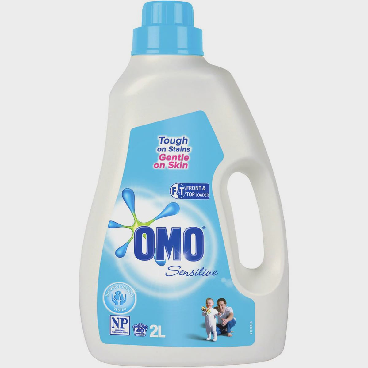 Omo Liquid Front and Top Loader Sensitive  2L