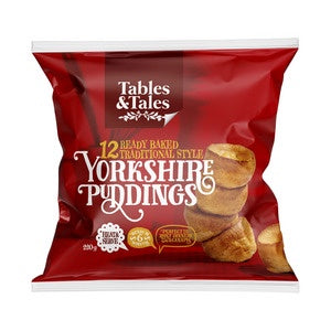 Tables & Tales Yorkshire Puddings 12Pk