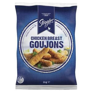 Steggles Crumbed Chicken Breast Goujons 1Kg