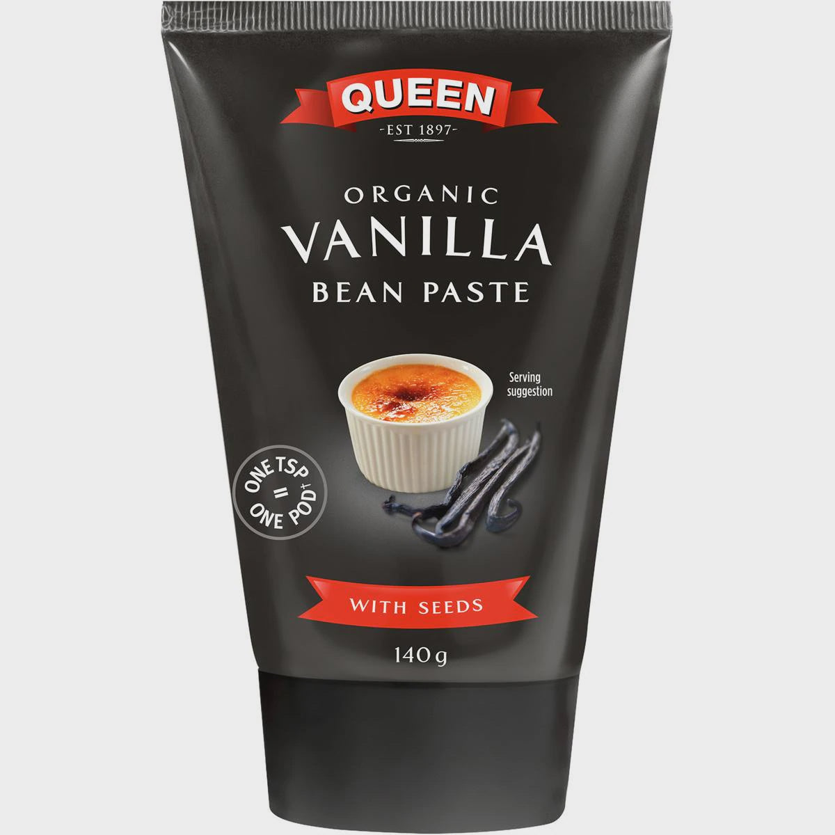 Queen Organic Vanilla Bean Paste 140G