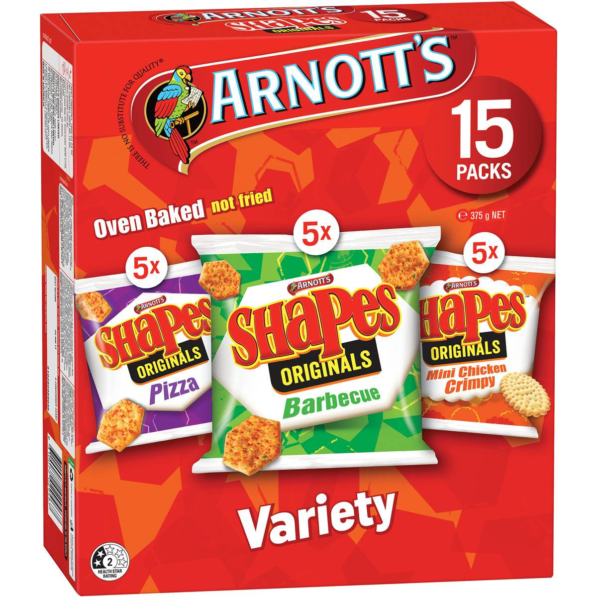 Arnotts Shapes Variety 15Pk