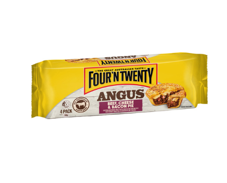 Four n Twenty Angus Beef Cheese & Bacon Pies 4Pk