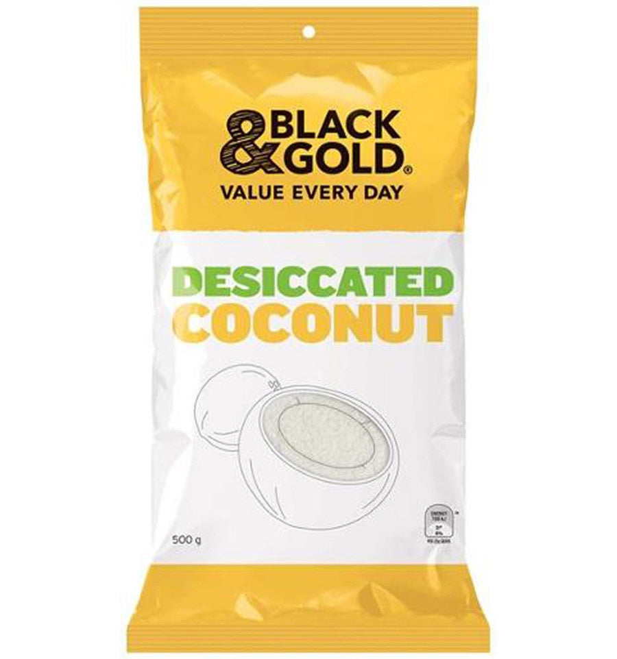Black & Gold Desiccated Coconut 500G