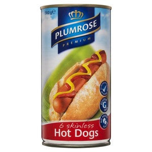 Plumrose Skinless Hot Dogs 6Pk