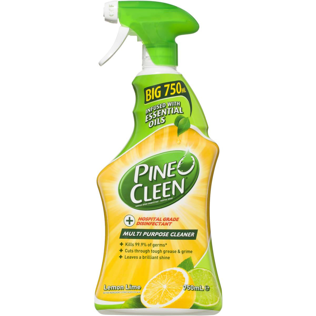 Pine O Cleen Multi Purpose Spray Lemon Lime Burst 750Ml