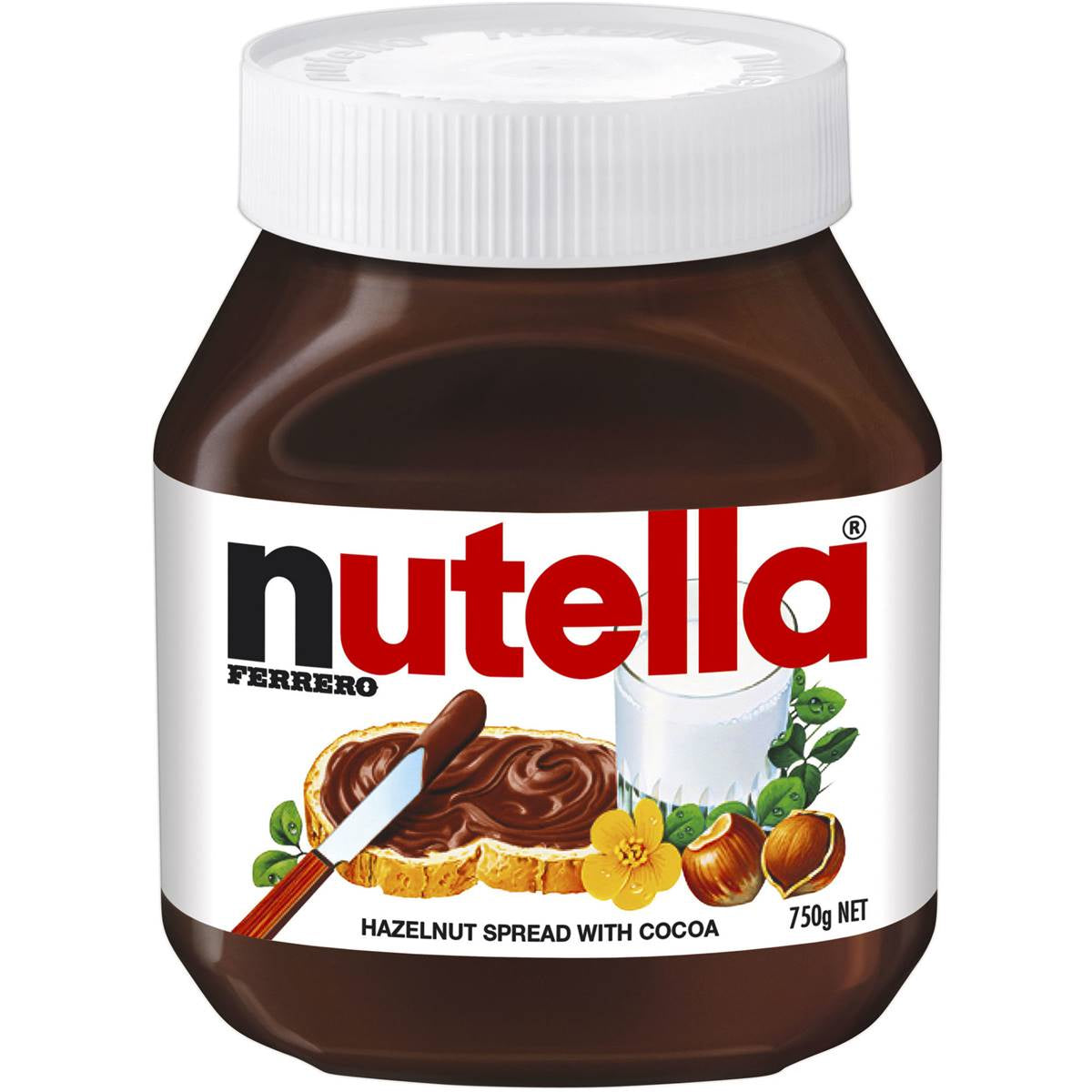 Nutella Hazelnut Chocolate Spread 750G